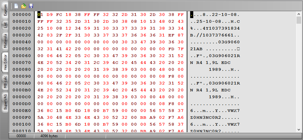 hex editor