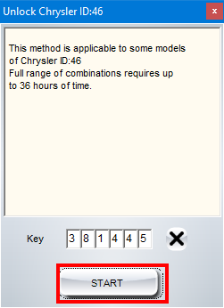 unlock chrysler